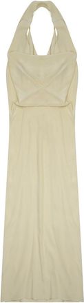 Alysi Flowing Silhouette Halter Neckline Dress