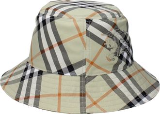 Burberry Damess Mutsen Stof Groen/Salie