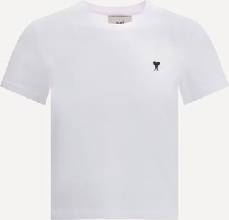 Ami T-shirt Ami De Coeur crop Woman L