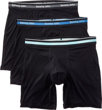 Tommy John Set Of 3 Comfort Micro 6In Boxer Brief