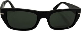 Persol PO3307S Rectangular Sunglasses in Black Acetate