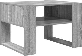 vidaXL Mesa De Caf&eacute; Sonoma Gris 66 X 53 X 45 Cm Madera De Ingenier&iacute;a Vidaxl