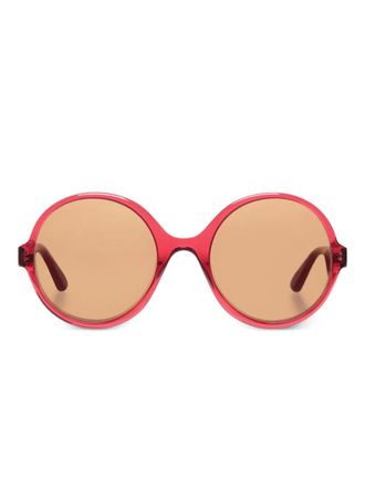Bally Ursula round-frame sunglasses - women - Acetate - One Size - Red