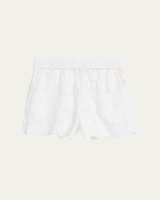 L'agence Laina Eyelet Shorts
