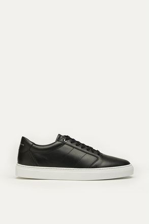 Want Les Essentiels Lennon 2.0 Smooth Leather Low Sneaker in Black at Nordstrom, Size 40