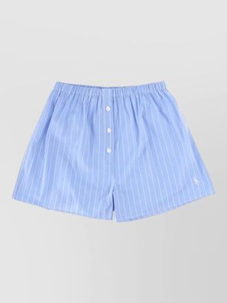 Sporty & Rich mini boxer shorts striped back pocket