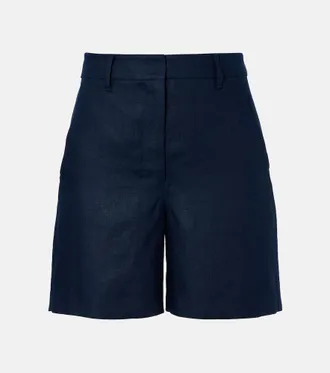 Max Mara Party linen shorts