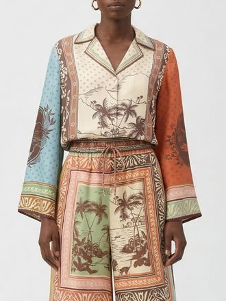 Alemais Camicia Alberta Alemais in seta con stampa