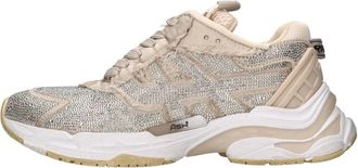 Ash Ash, Schoenen, Dames, Beige, 36 EU, Satijn, Race Sneaker