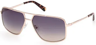 Guess Gold Metal Mens Sunglasses