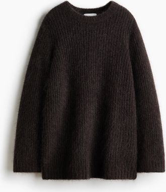 H&M Pullover aus Mohairmix - Brown