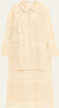 Zimmermann Wanderlust Crochet Maxi Dress Coverup