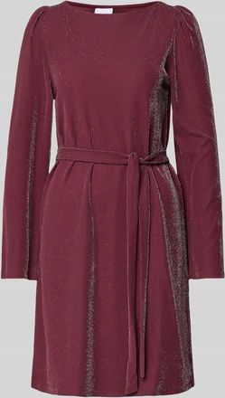 Vila Minikleid mit U-Boot-Ausschnitt Modell ELEINAS in Pflaume, Größe XS