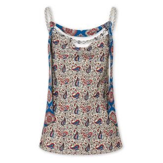 Paco Rabanne Dames, Tops, Veelkleurig, Maat: M Satijn