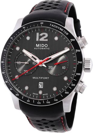 Mido Multifort Chronograph Automatic Black Dial Mens Watch M0256271606100BLKRD