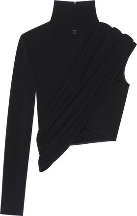 Courr&egrave;ges Womens Asymmetric Top