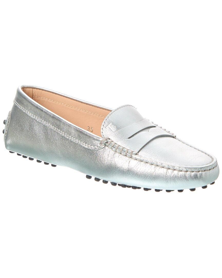 ＊TOD'S＊Gommini Silver sandals Tod's: Silver Shoes / Footwear now up to −86% | Stylight