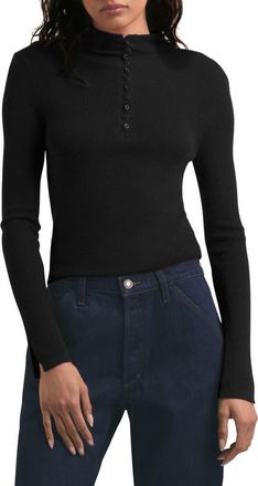 Favorite Daughter The Jackie Merino Wool Sweater in Black at Nordstrom, Size Small