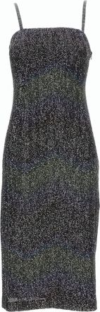 Missoni Multicolor Sequins Greek Key Mini Dress