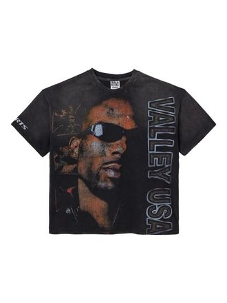 Vale printed T-shirt - Zwart