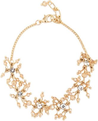 Saachi Saachi Cluster Drop Chain Bracelet