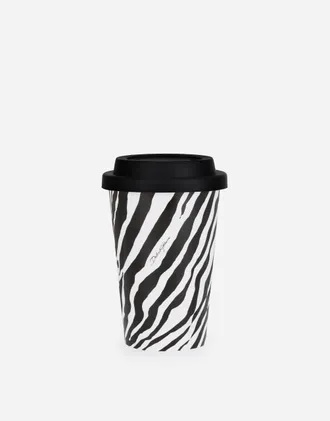 Dolce & Gabbana Ceramic Travel Mug - Mugs Multicolor Onesize
