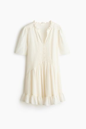H&M Tunikakleid aus Viskosemischung - Cremefarben