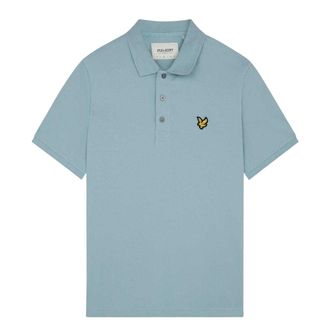 Lyle & Scott Heren Borst Logo Merk Polo Shirt (Blauw)
