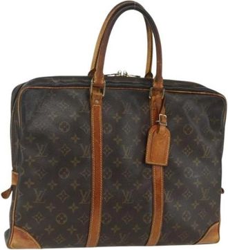 Louis Vuitton Pre-owned Weekend Bags, female, Brown, Size: ONE SIZE Pre-owned Canvas Weekend Bag