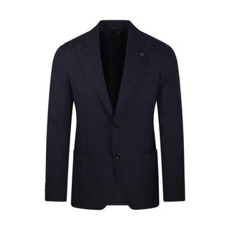 Lardini Blazers, male, Blue, Size: 2XL 840 Blazer