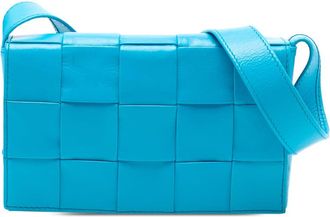 Bottega Veneta Pre-owned Bottega Veneta Small Paper Calfskin Intrecciato Cassette Crossbody VQEXZKGVWNAR0XGT