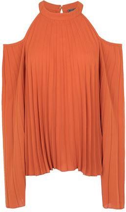 8 by YOOX PLEATED CUT-OUT BLOUSE