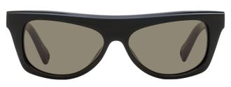 Jacquemus JAC58S Flat-Top Acetate Sunglasses - Black