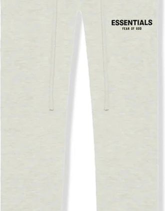 Fear of God Womens Fear of God Essentials Relaxed Sweatpants Light Oatmeal - White - Size: 10