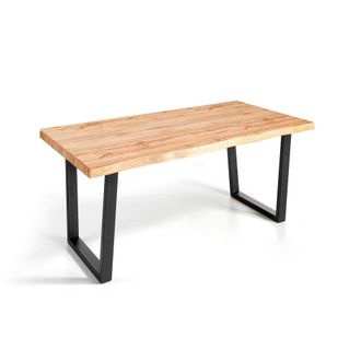 Pondecor Interiorismo Mesa comedor de dise&ntilde;o acabado en roble. 160&times;90&times;75 cm