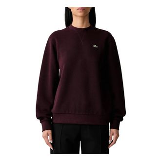 Lacoste Donna, Felpe, Marrone, S, new