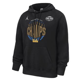 Nike Jordan Mens UCLA (Team) Jordan College Hoodie in Black | M31233P482FFUC-BLK