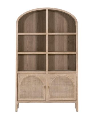 Essentials For Living Cane Storage Bookcase