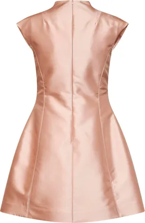 Blanca Vita Womens Mini Dress Alinka Taffeta Powder Pink Polyester