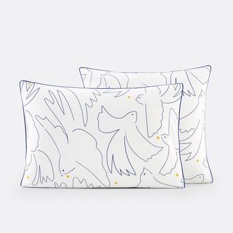 La Redoute Interieurs Kussensloop in perkalkatoen, Pomaline