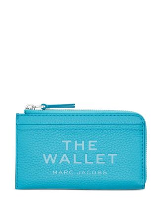Marc Jacobs The Top-Zip wallet - women - Grained Leather - One Size - Blue