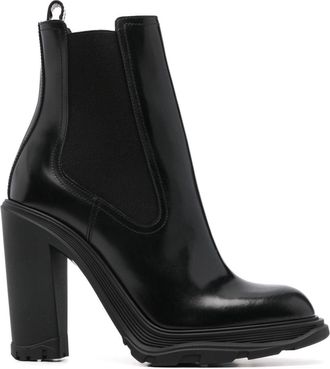 Alexander McQueen leather Chelsea boots - women - Leather - 39 - Black