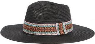 Area Stars Peral Band Panama Hat in Black at Nordstrom Rack