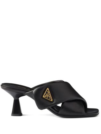 PRADA｜MULES (1XX714 2DL8 F0002) abd4e214b18fe3163e8c0aaf1ae761