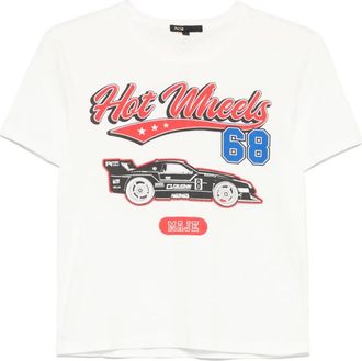 Maje T-shirt con stampa grafica - Bianco