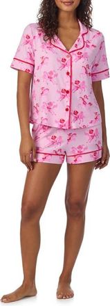 Room Service PJs Print Short Pajamas in Pink Print at Nordstrom, Size X-Large