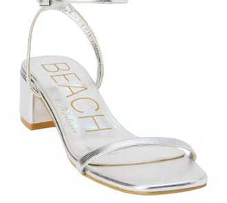 Matisse Footwear Womens Belle Heeled Sandals In Silver
