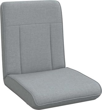 vidaXL Sill&oacute;n Ajustable Gris Claro Tela Vidaxl