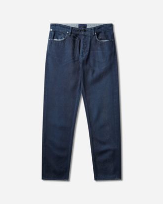 Stone Island Men s Hand Sprayed Reflective Light Bull Denim-TC Jeans Slate Blue