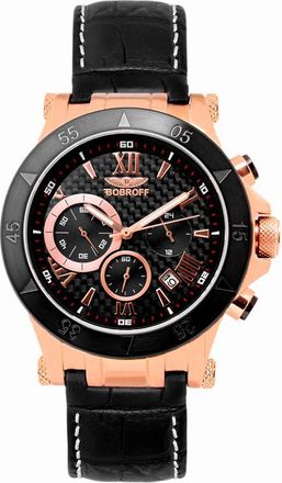 Bobroff Leather Mens Watch